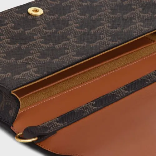 Multipochette In Triomphe Canvas And Calfskin