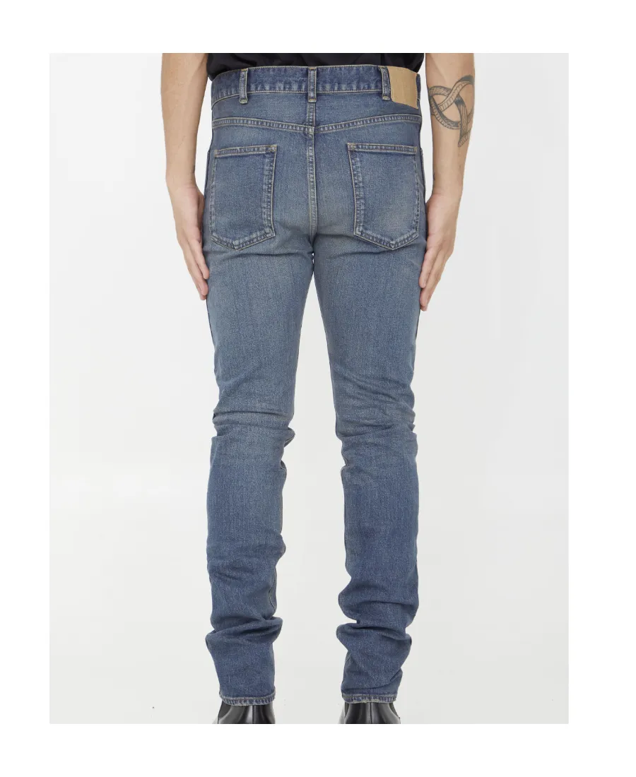 Skinny Jeans In Trail Wash Denim