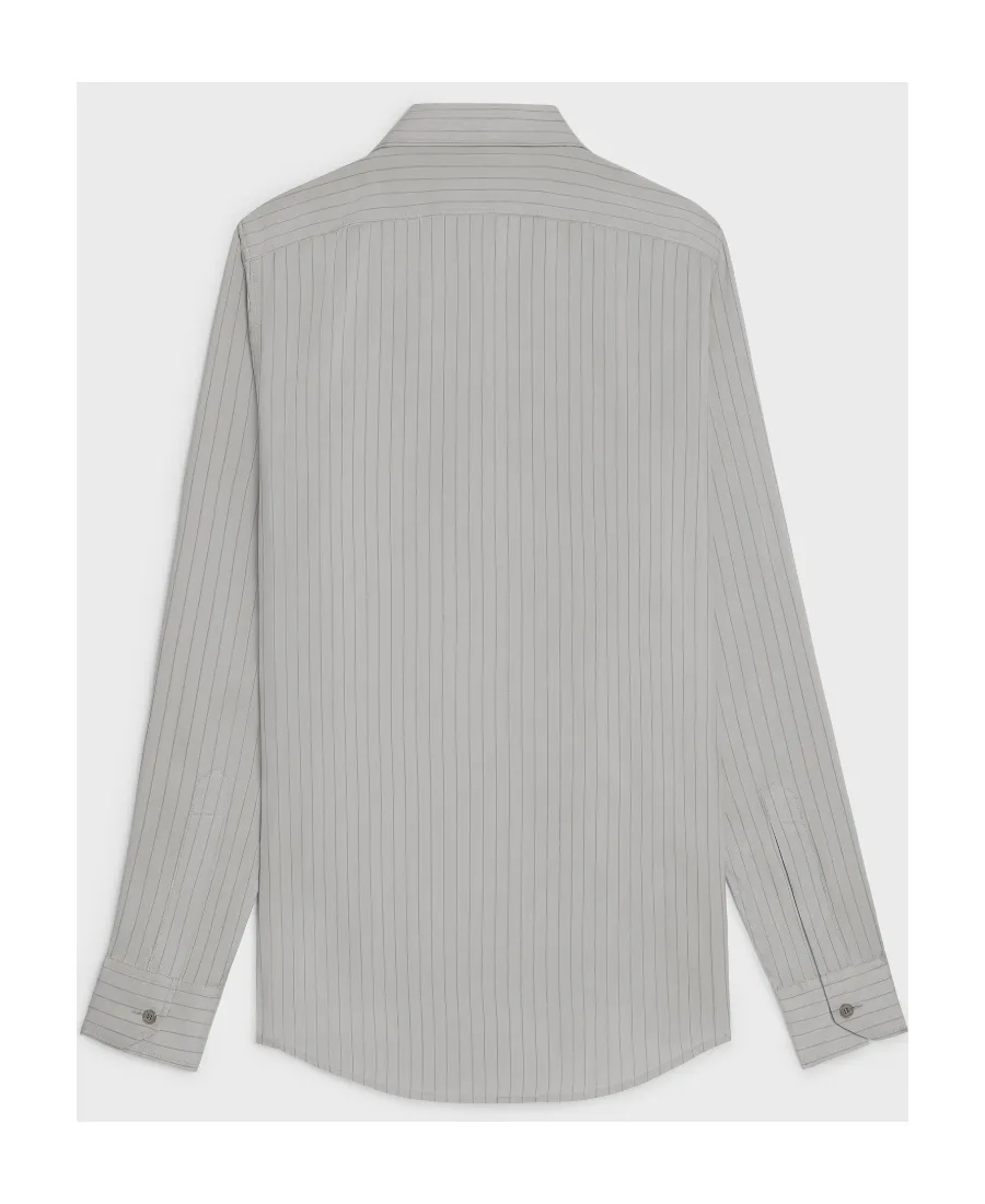 Loose Shirt In Striped Silk