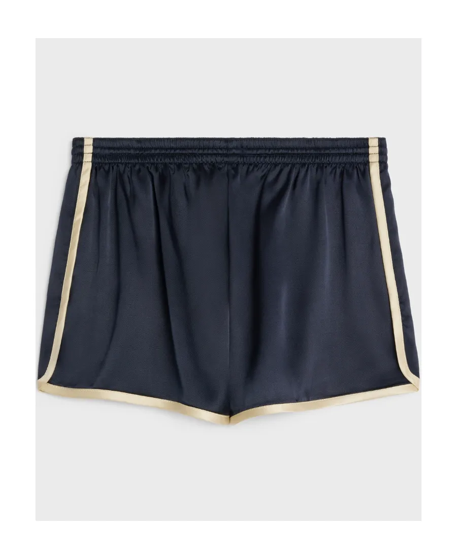 Mini Shorts In Flowing Satin