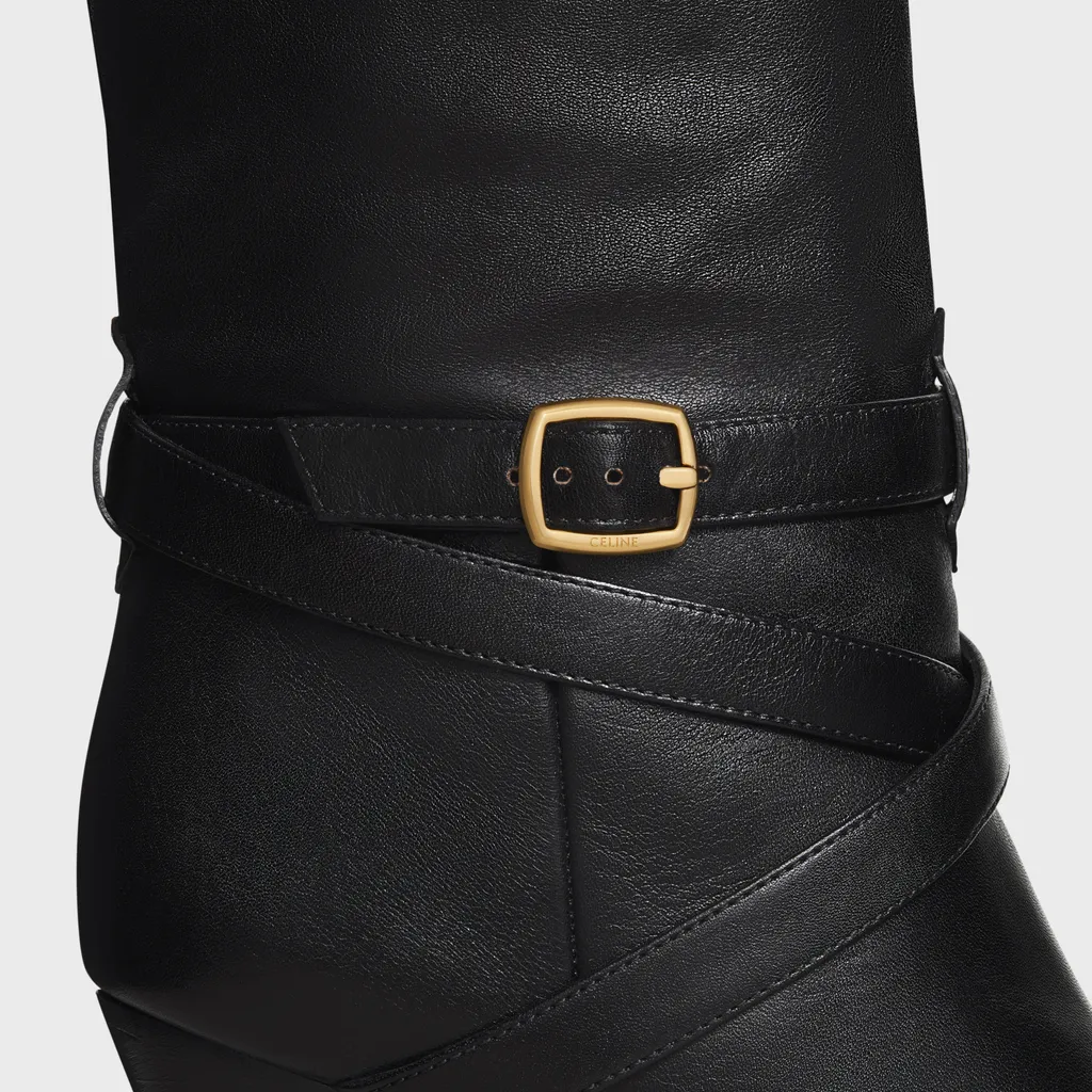 High Slouchy Buckle Boot