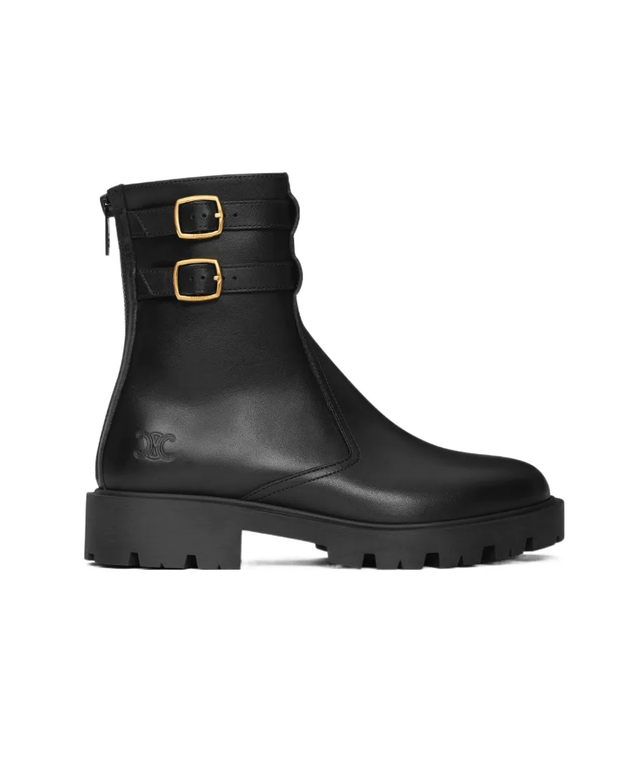 Margaret Double Buckle Zipped Boot