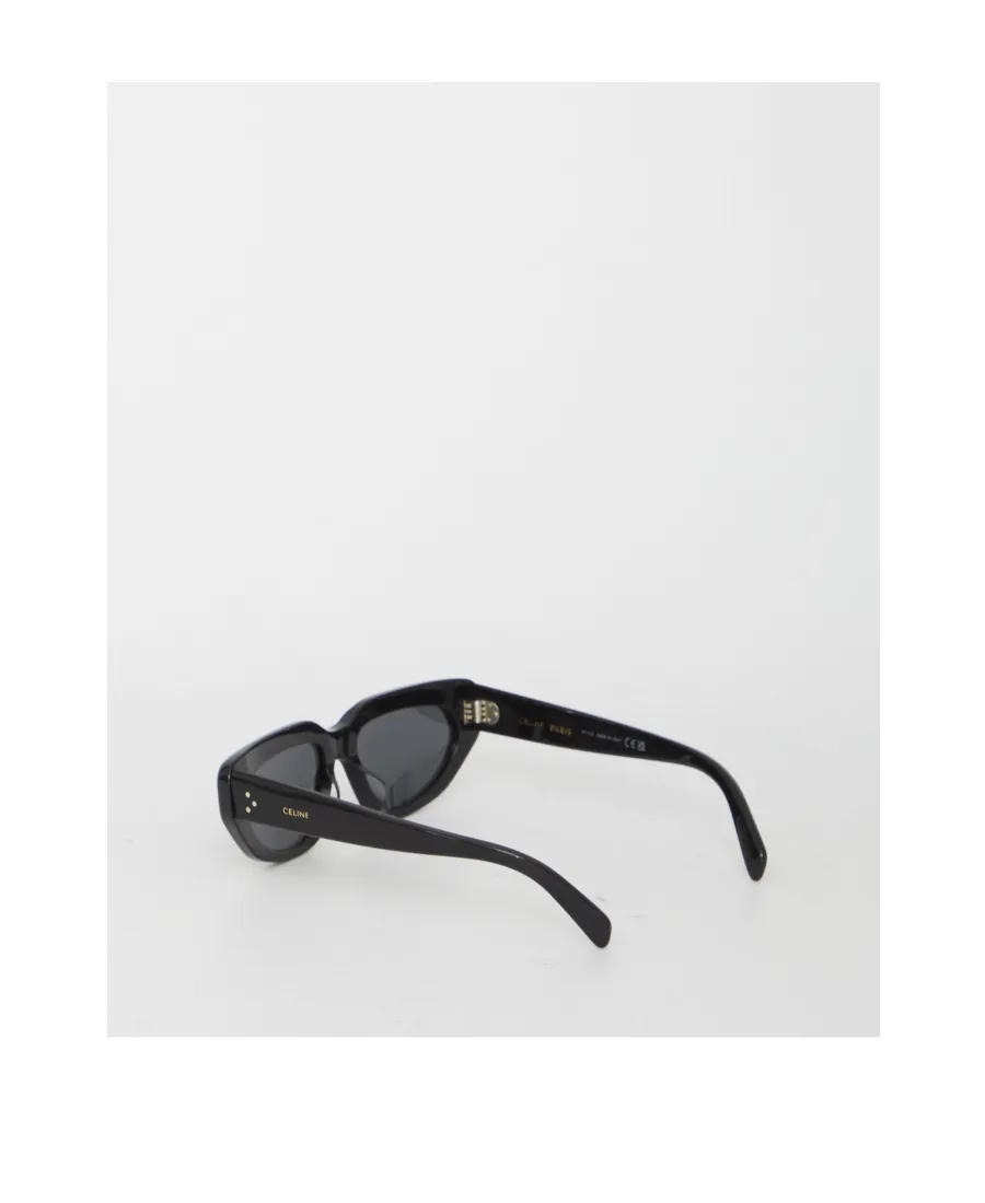 Black Frame 52 Sunglasses In Acetate