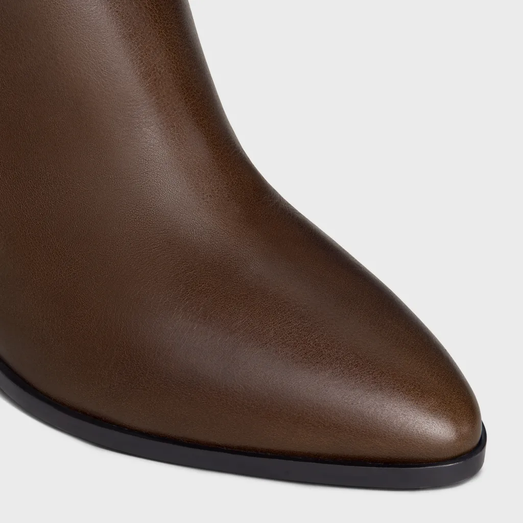 Riding Boot With Triomphe Celine Wiltern In Calfskin
