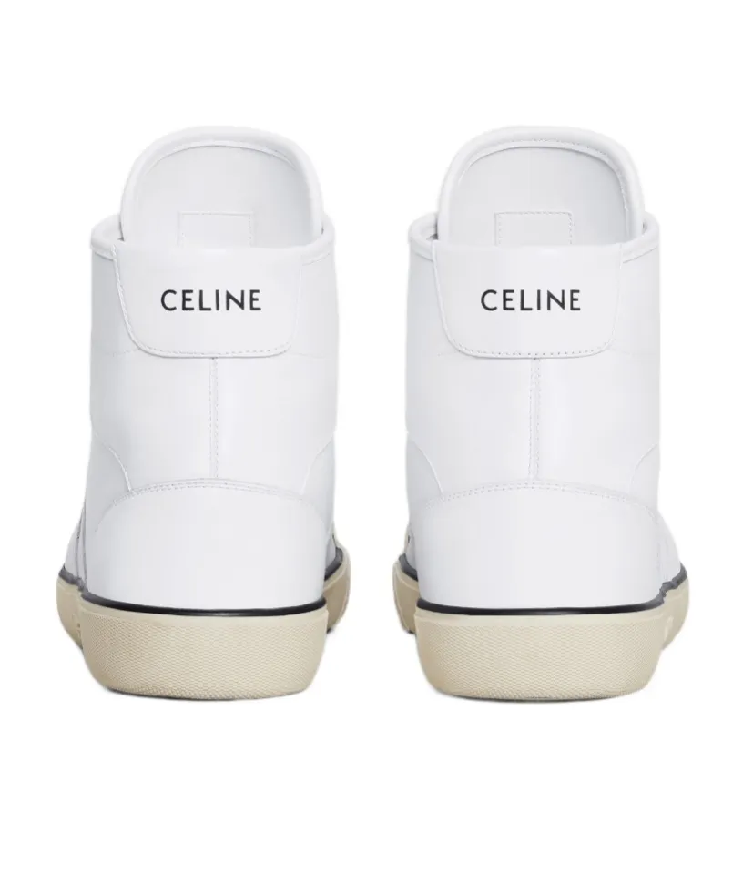 As-02 Mid Low Lace-Up Celine Alan Sneaker In Calfskin