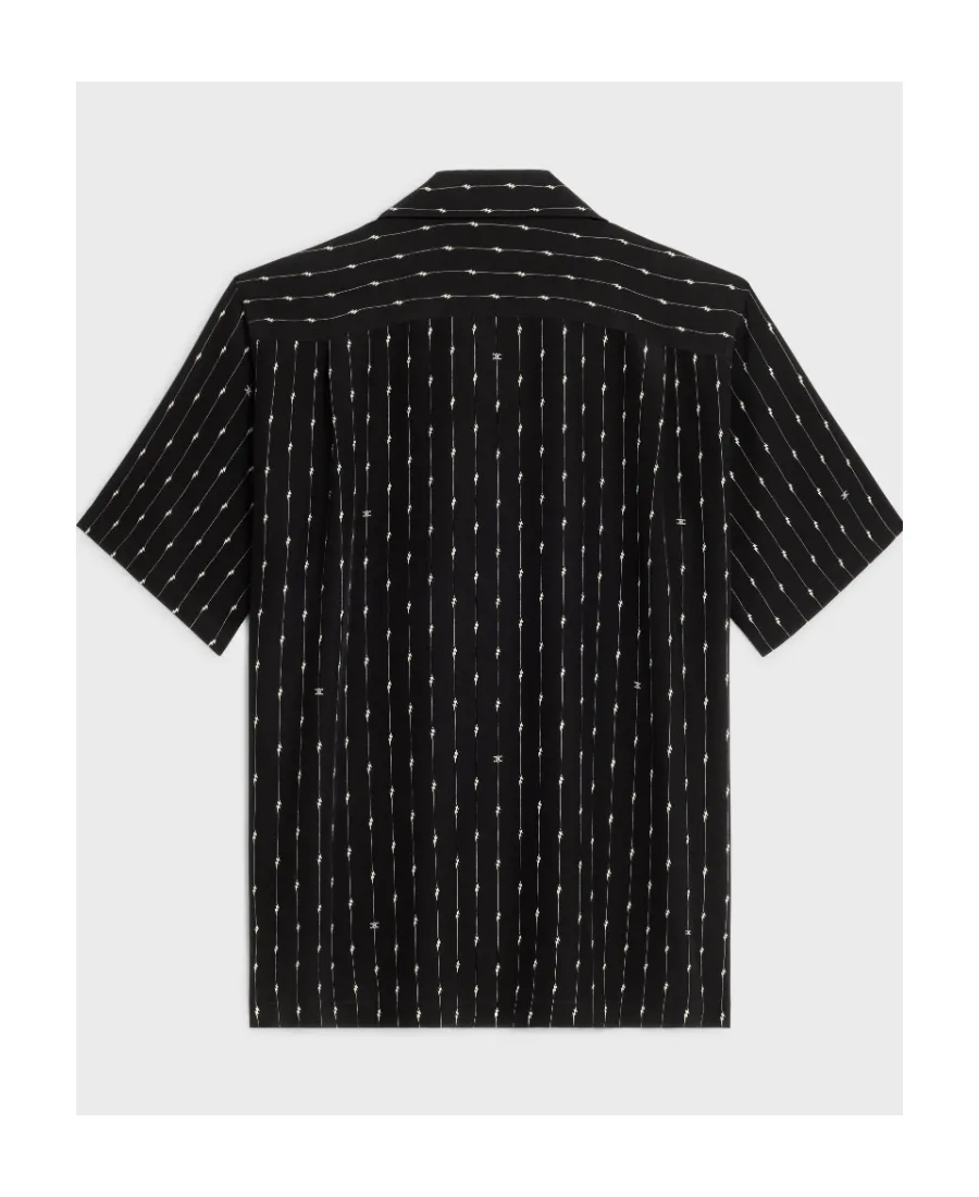 Hawaiian Shirt In Printed Crepe De Chine
