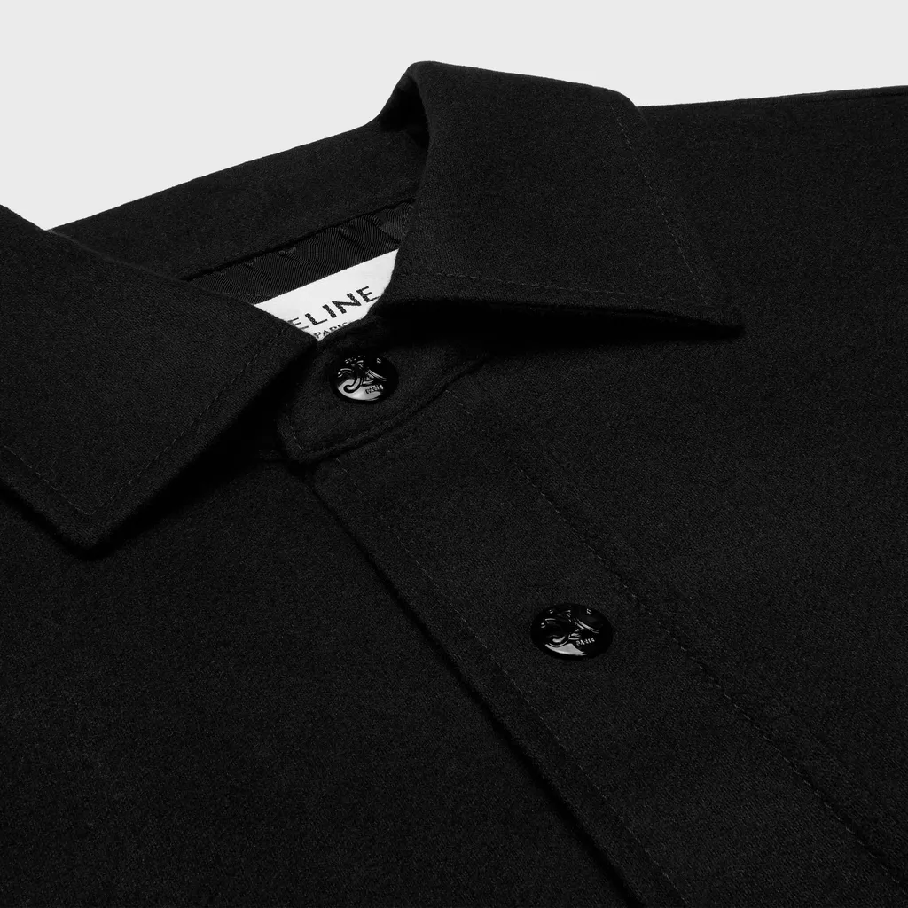 Overshirt In Cashmere Flannel