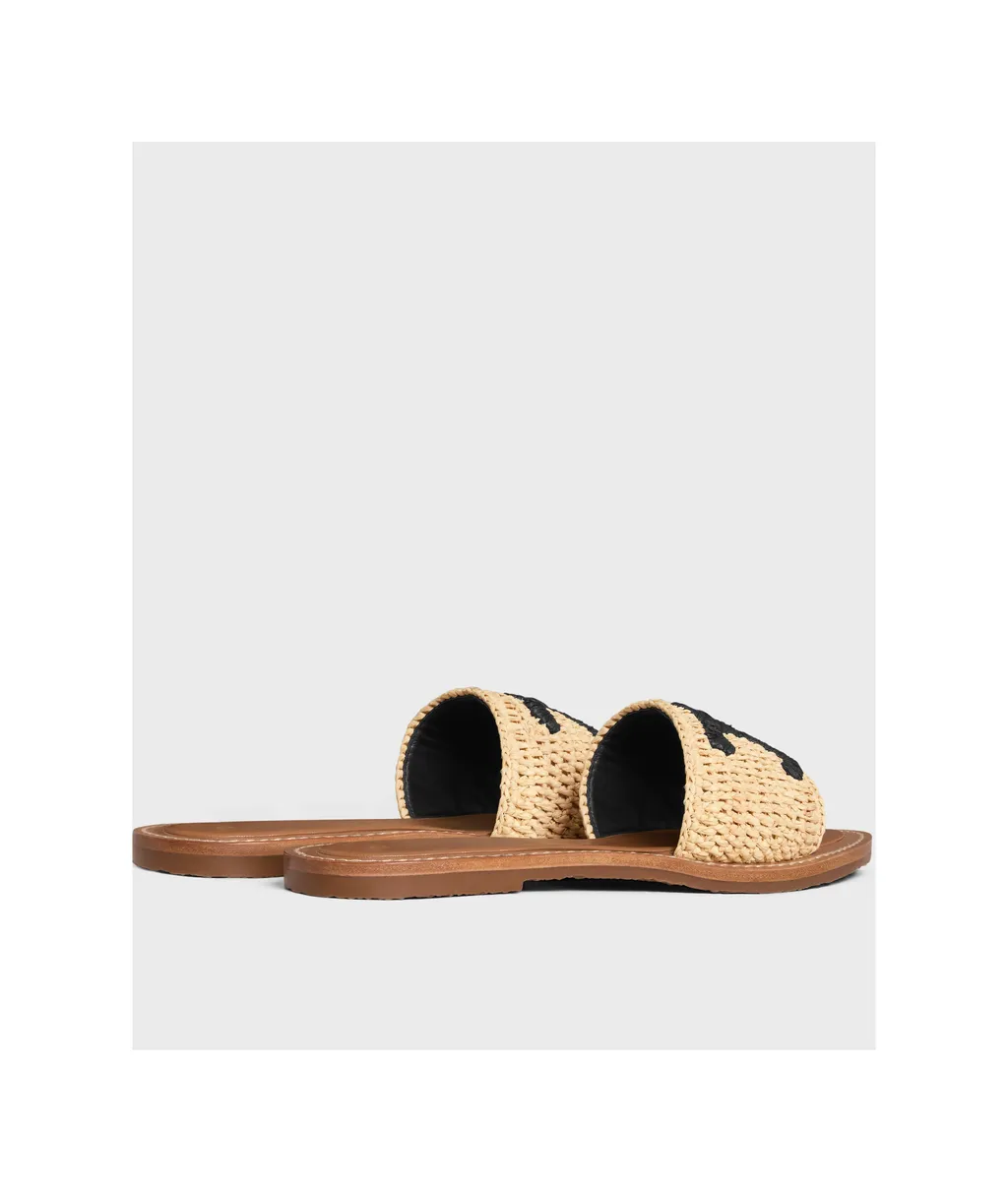 Celine Lympia Mule In Raffia