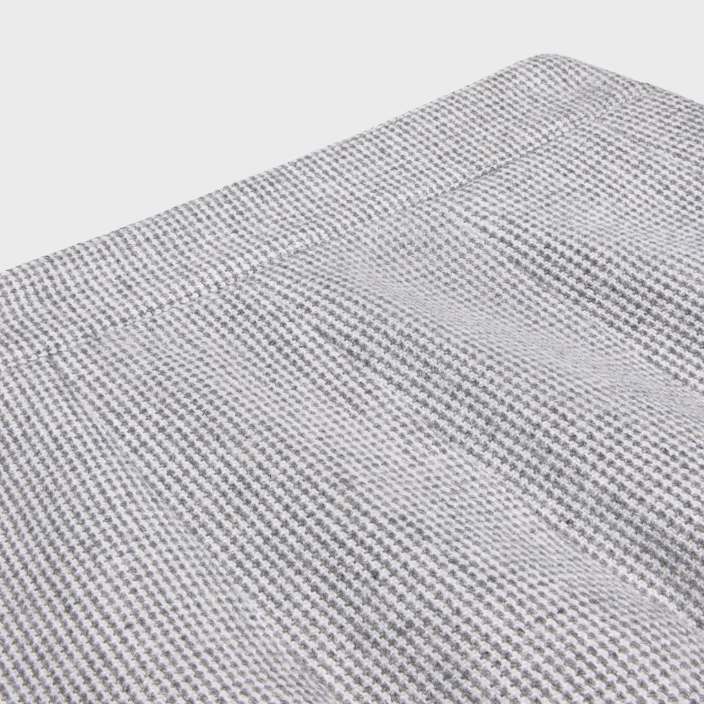 Pleated Skirt In Cashmere Natté