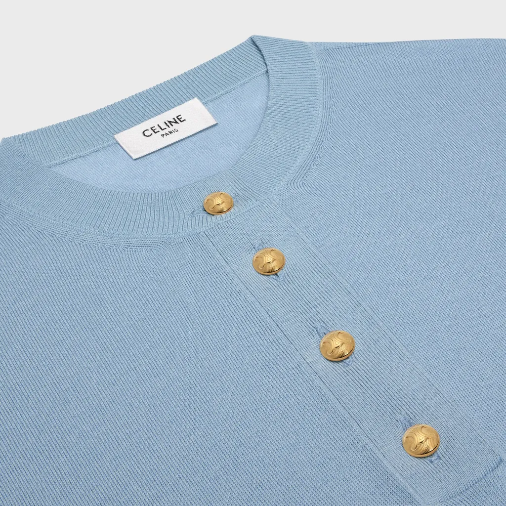 Triomphe Crew Neck Sweater In Fine Wool