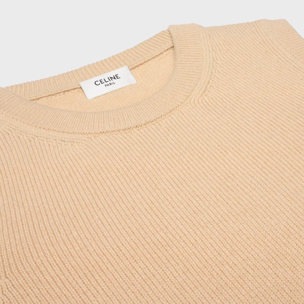 Crew Neck Sweater In Scottish Cashmere
