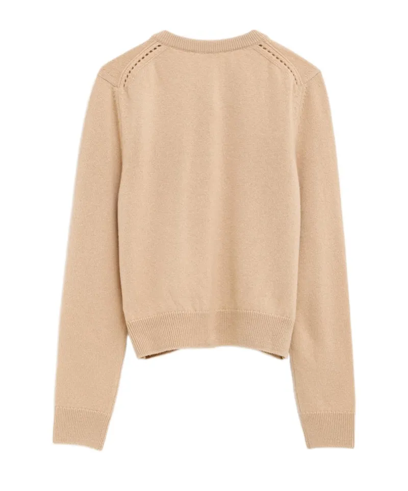 Triomphe Cardigan In Scottish Cashmere