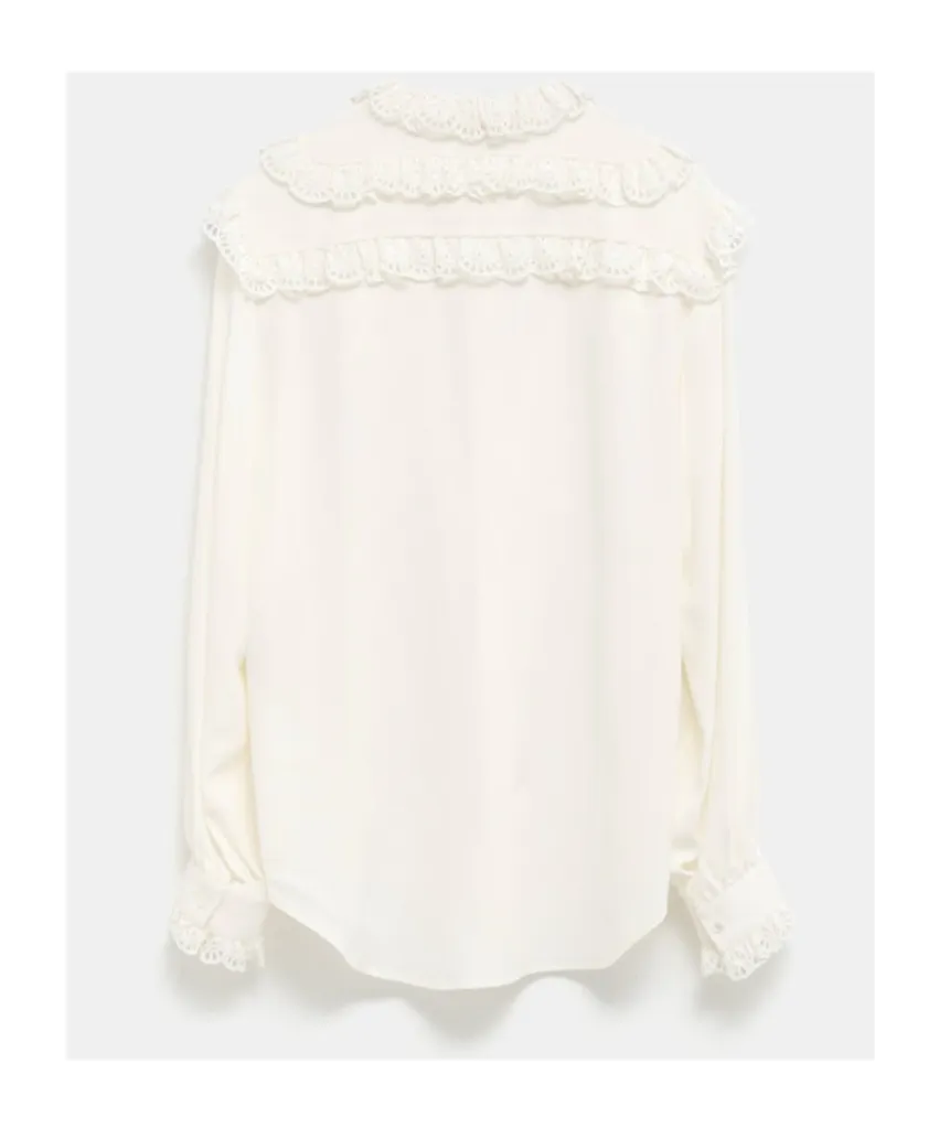 Tomboy Shirt In Silk CrÊPe And Acetate