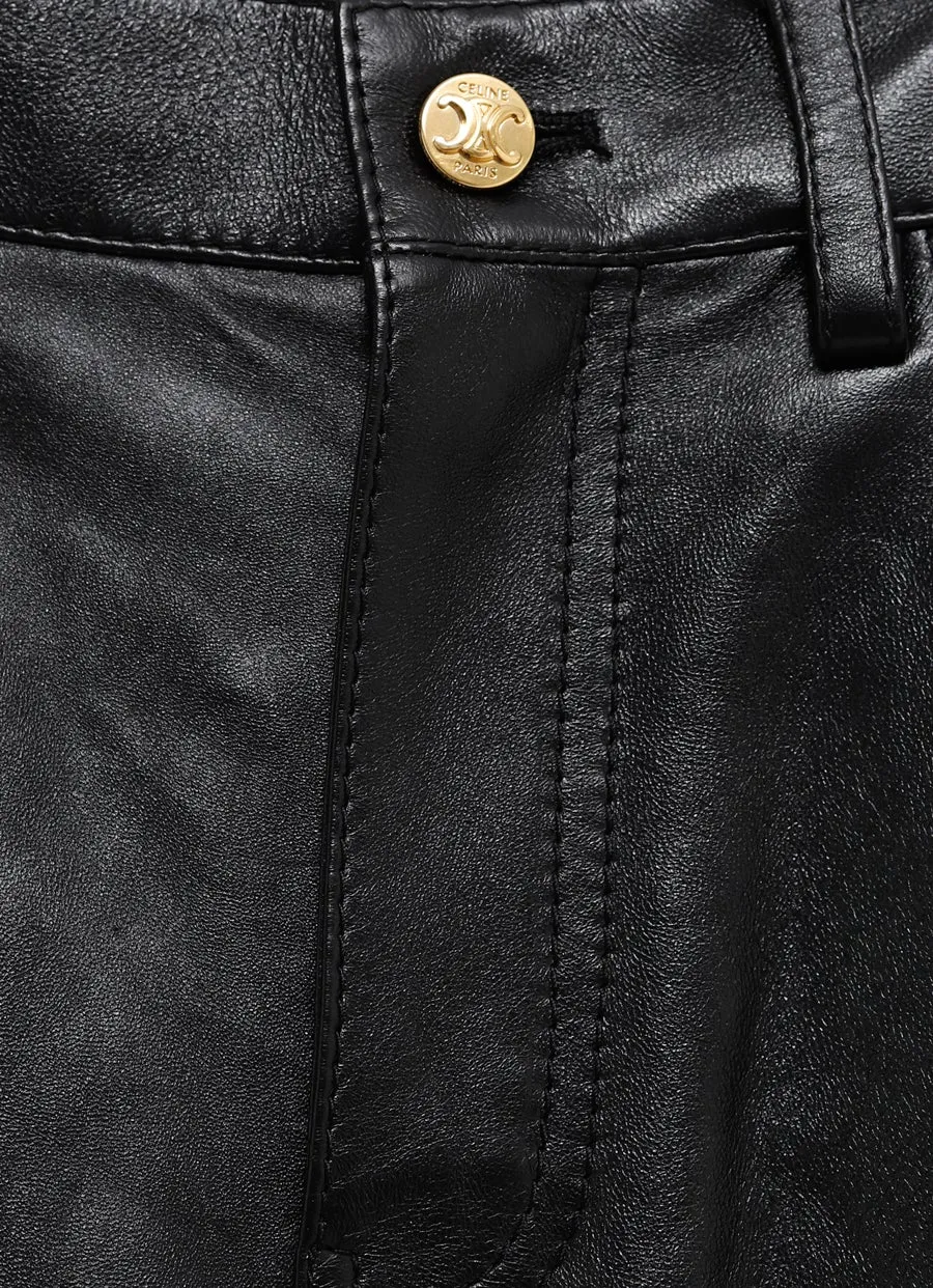 Lulu Jeans In Soft Lambskin