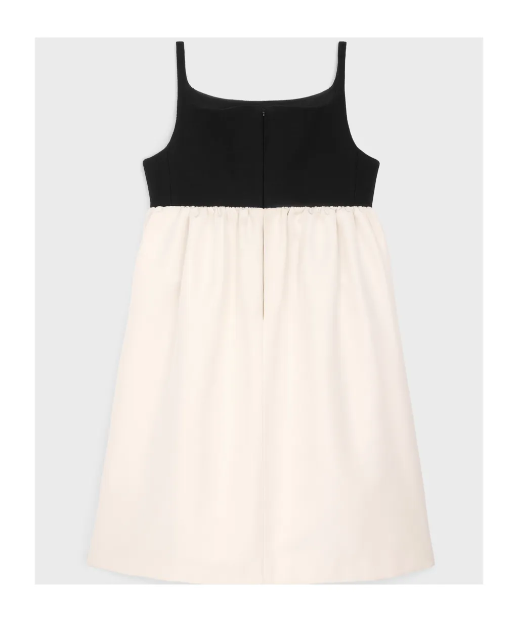 Muguet Dress In Double Wool Crepe