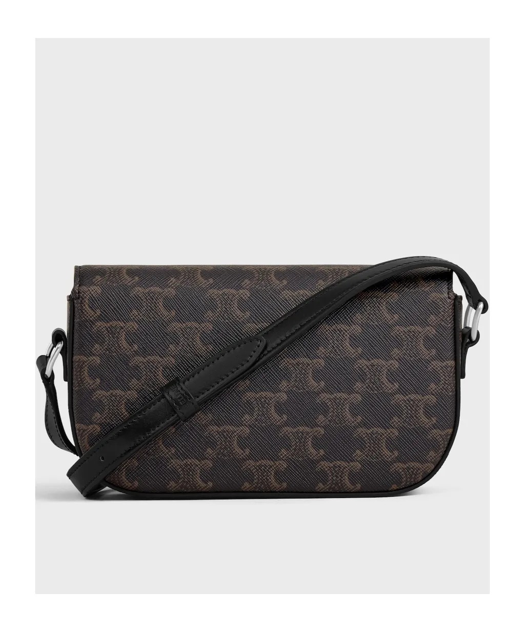 Small Crossbody Bag Triomphe In Triomphe Canvas And Calfskin