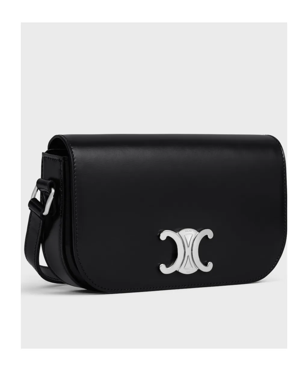 Small Crossbody Bag Triomphe In Shiny Calfskin