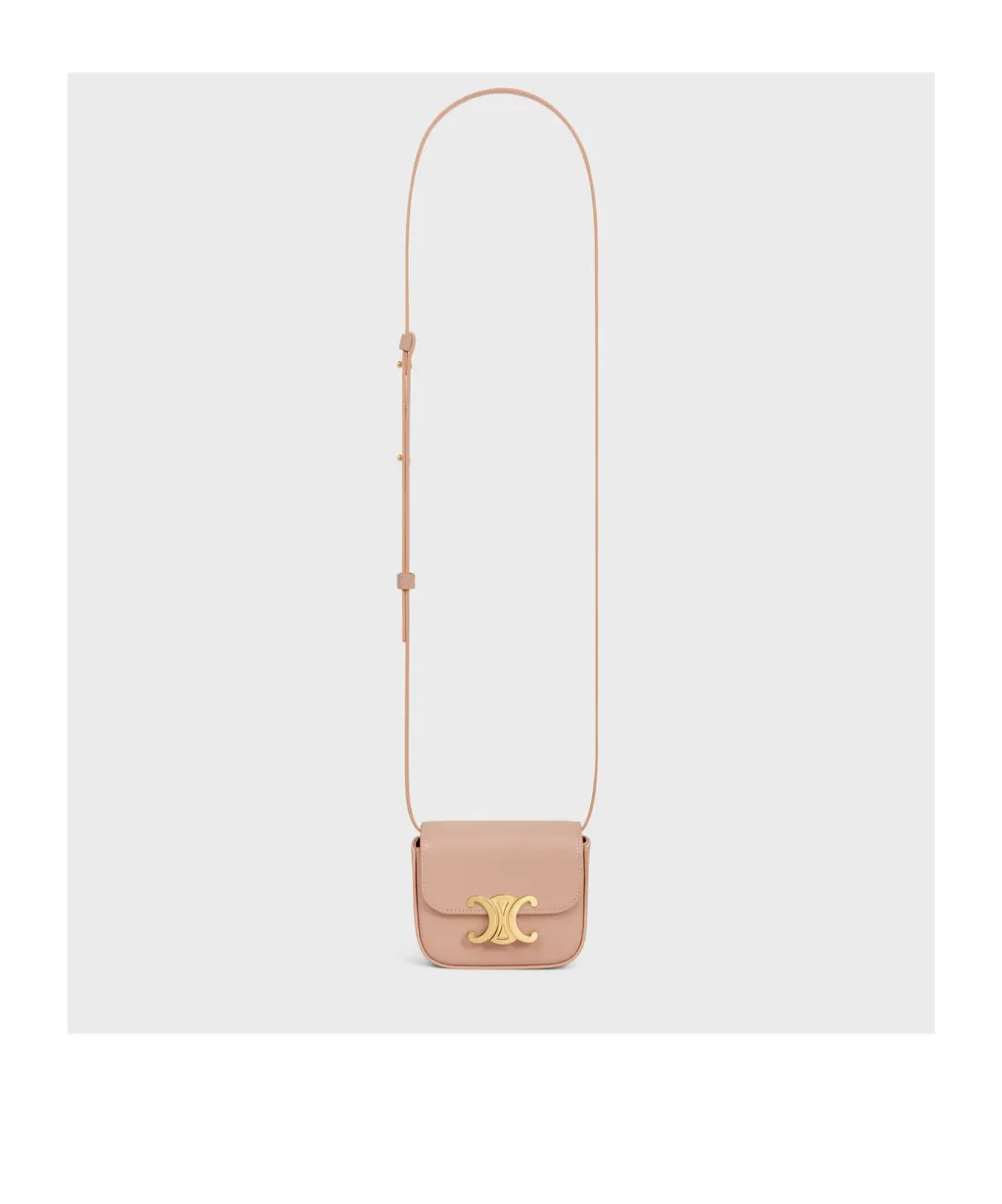 Mini Claude Shiny Calfskin