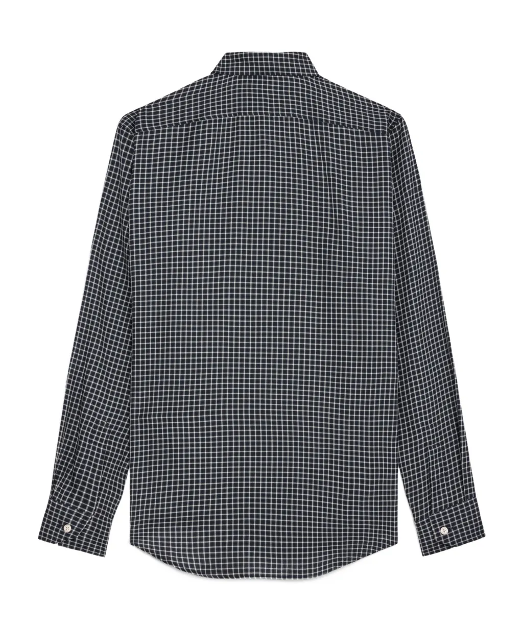 Loose Shirt In Checked Cotton