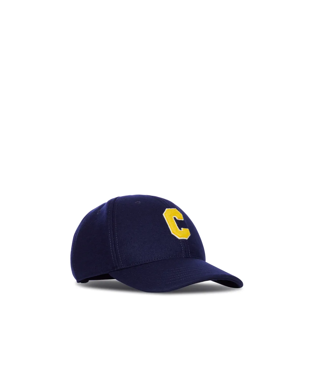 Initial Baseball Cap In Flannel