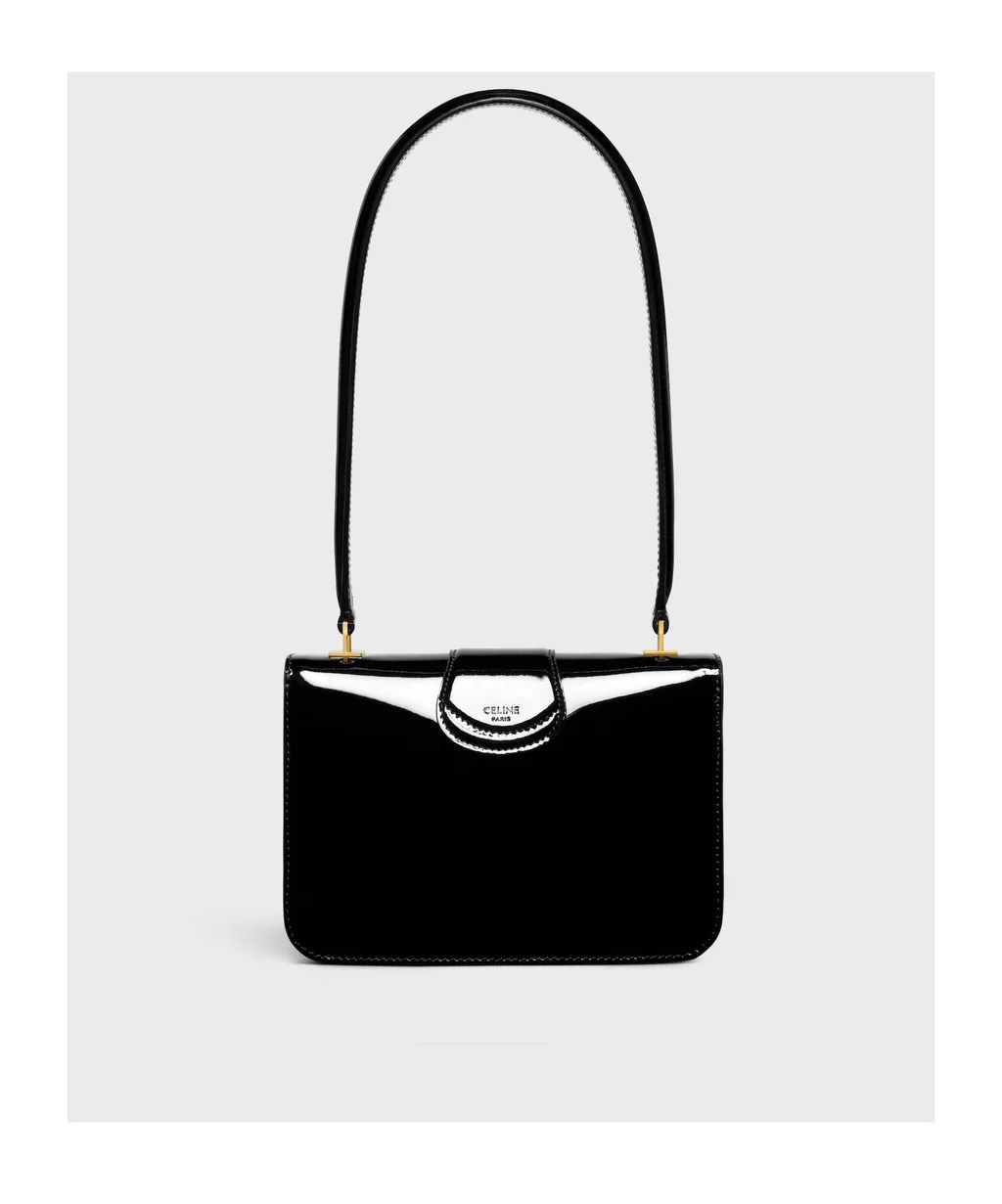 Teen Celine Josephine Bag In Patent Calfskin