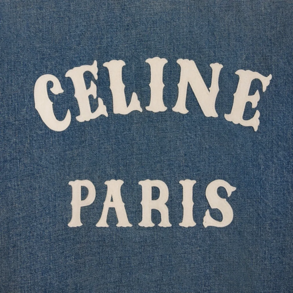 Loose Triomphe Teddy In Trail Wash Denim
