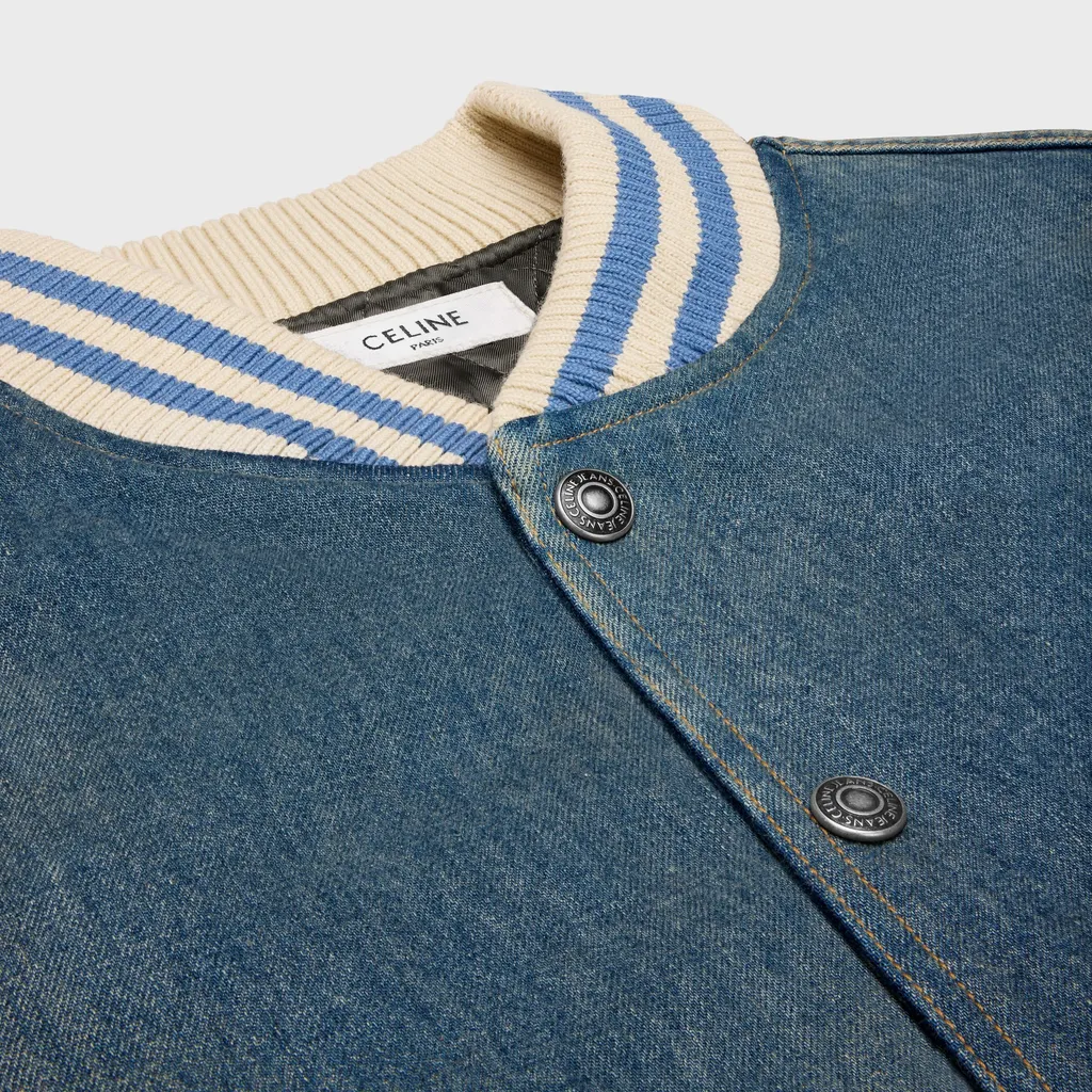 Loose Triomphe Teddy In Trail Wash Denim