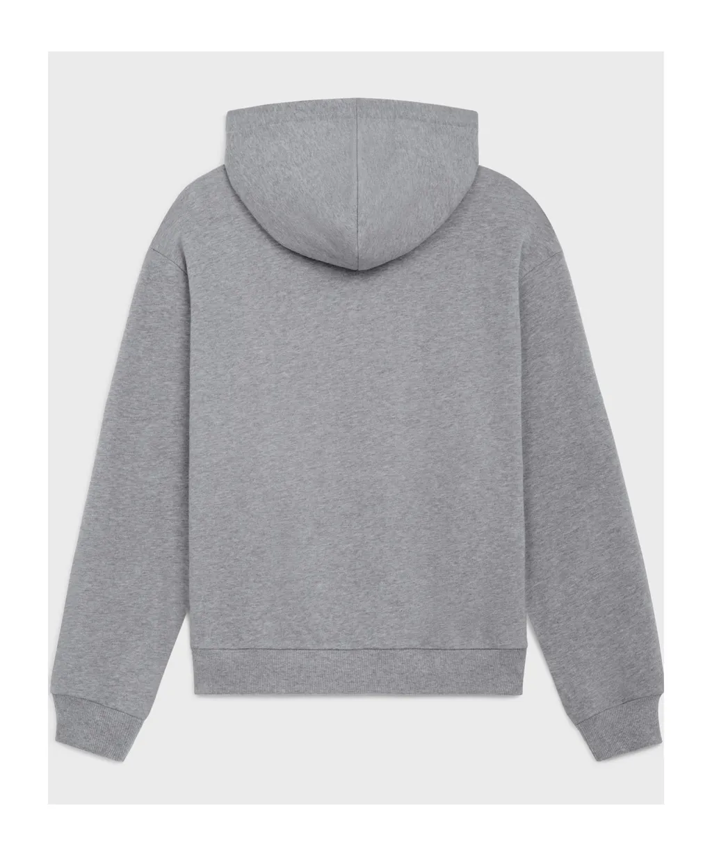 Loose Blason Hoodie In Cotton Fleece