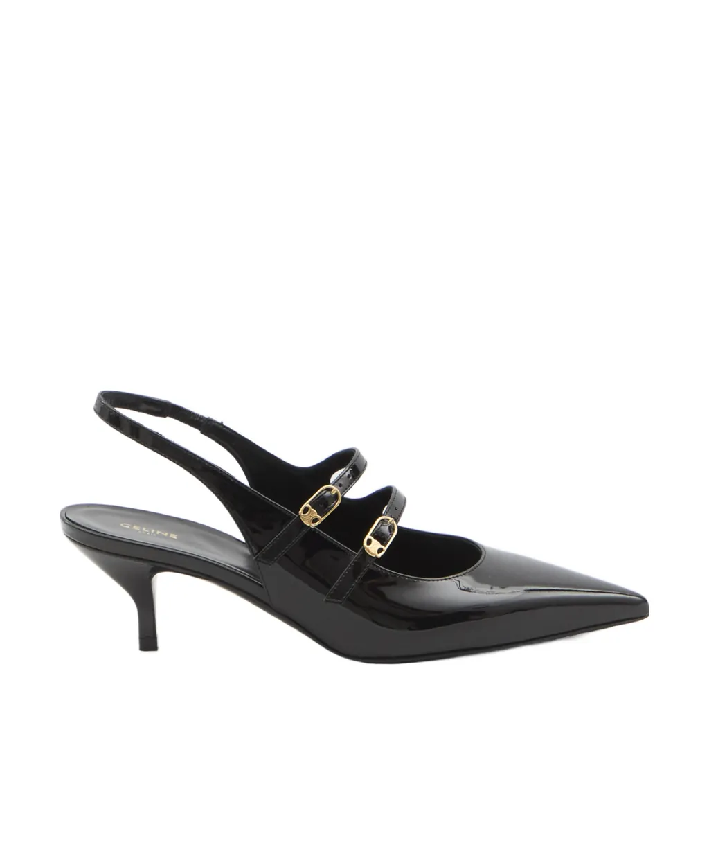 Judy Double Strap Mary Jane Slingback