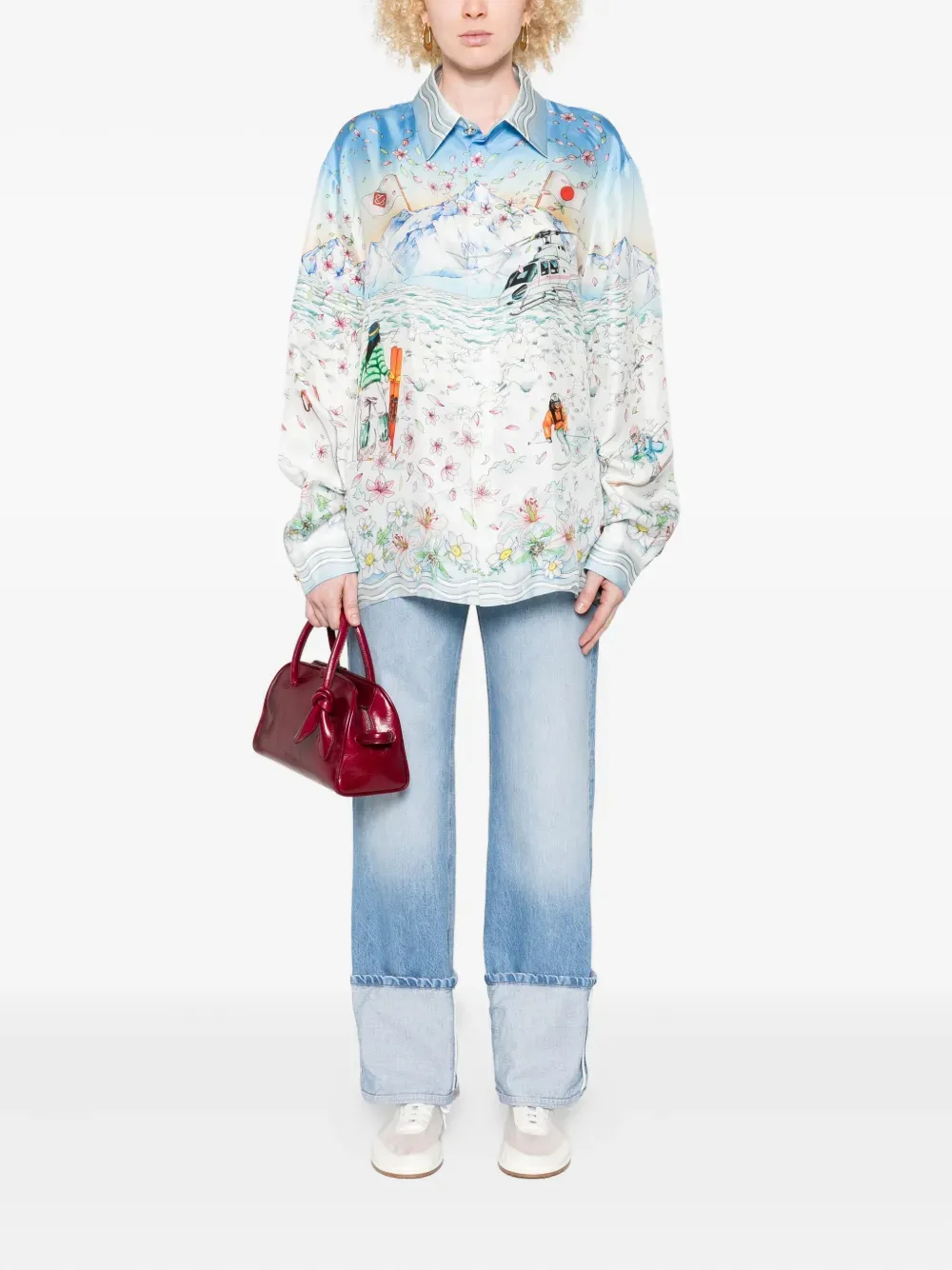 Printed Long-Sleeve Shirt
