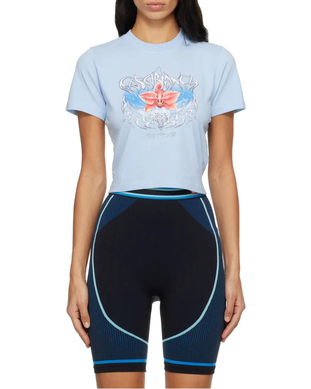 Blades Orchid-Print Cotton T-Shirt