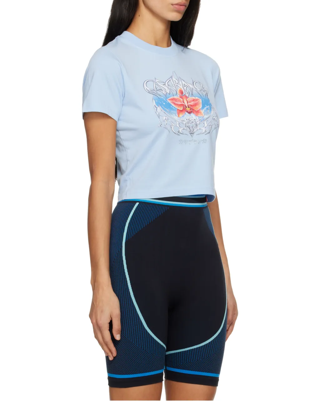 Blades Orchid-Print Cotton T-Shirt