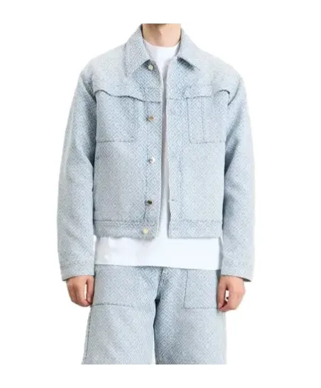 Long-Sleeved Denim Jacket