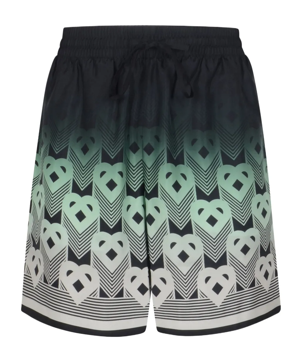 Gradient Printed Shorts