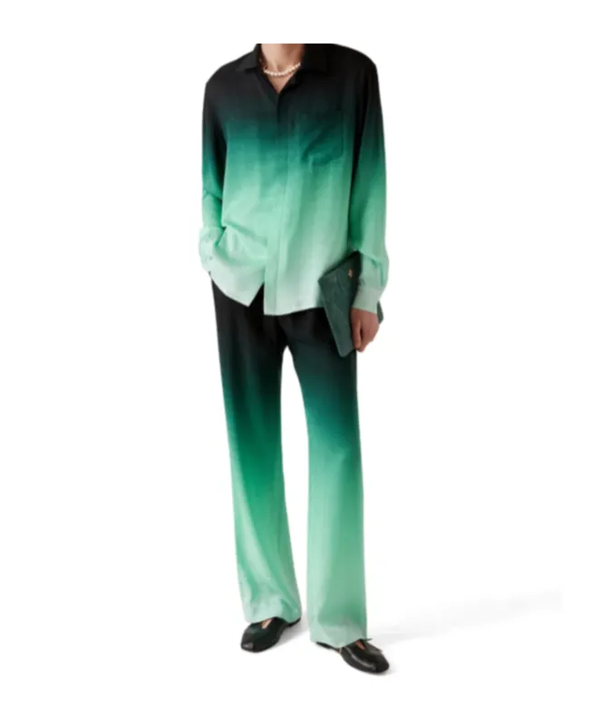 Gradient Jacquard Casual Pants