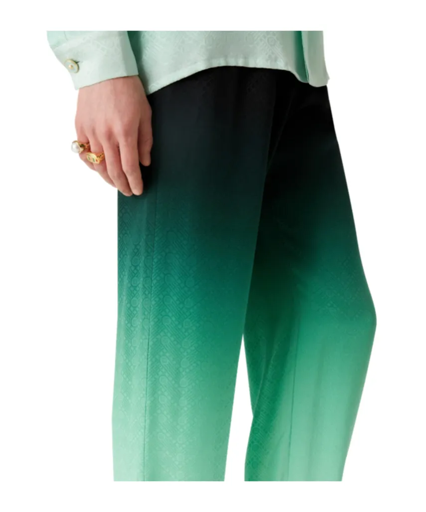 Gradient Jacquard Casual Pants