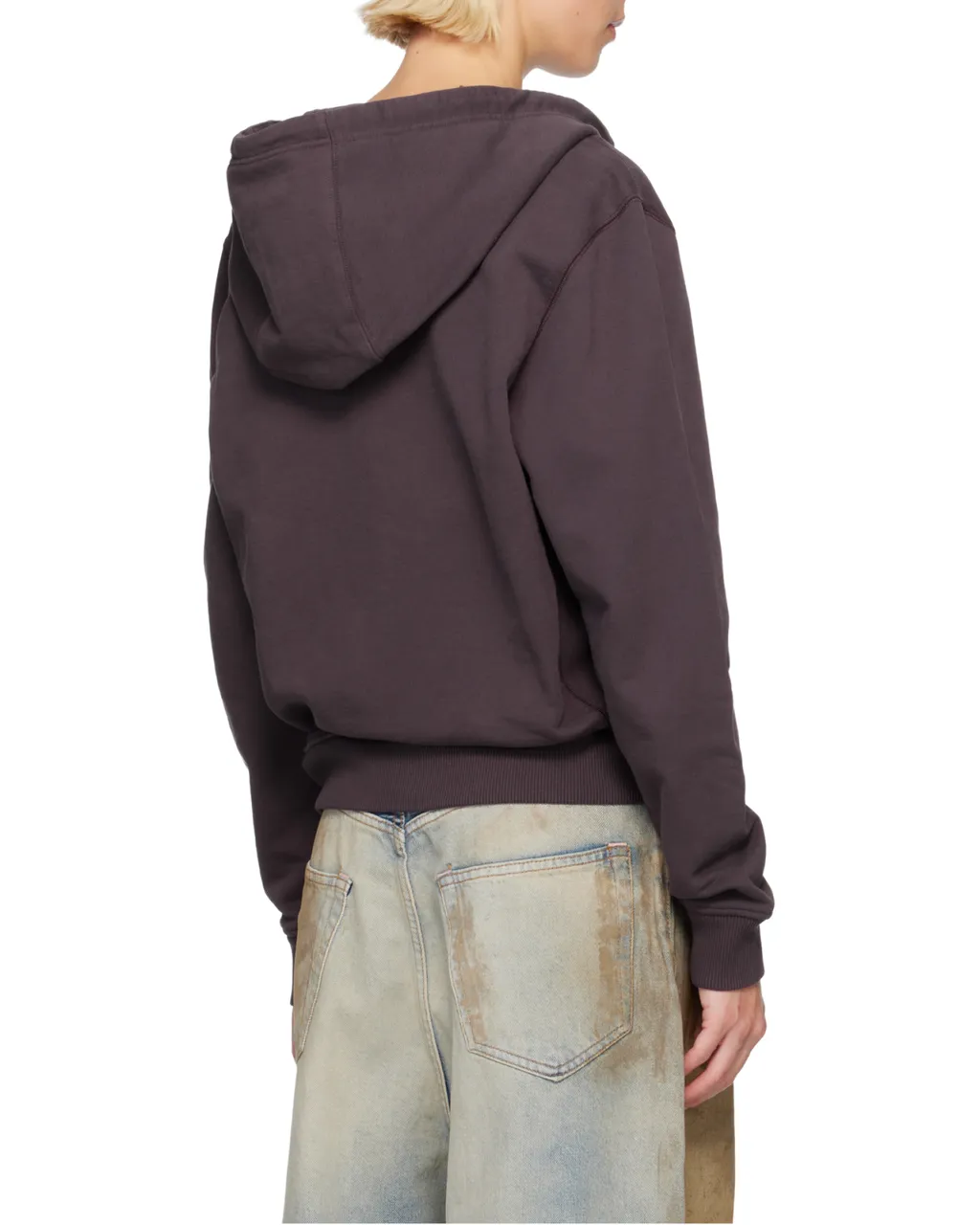 Embroidered-Logo Drawstring Hoodie