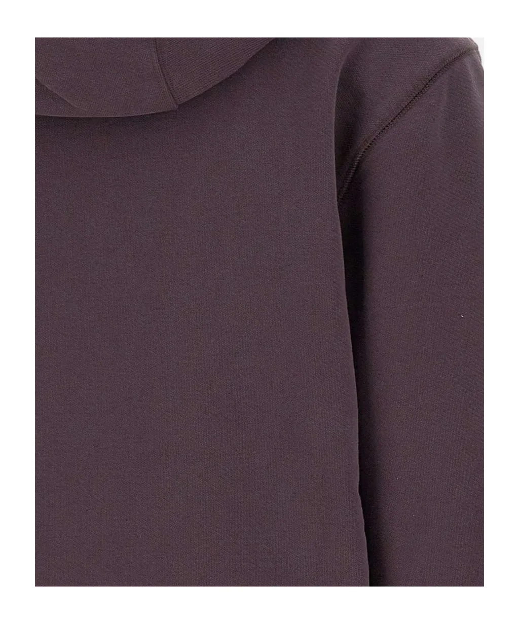 Embroidered-Logo Drawstring Hoodie
