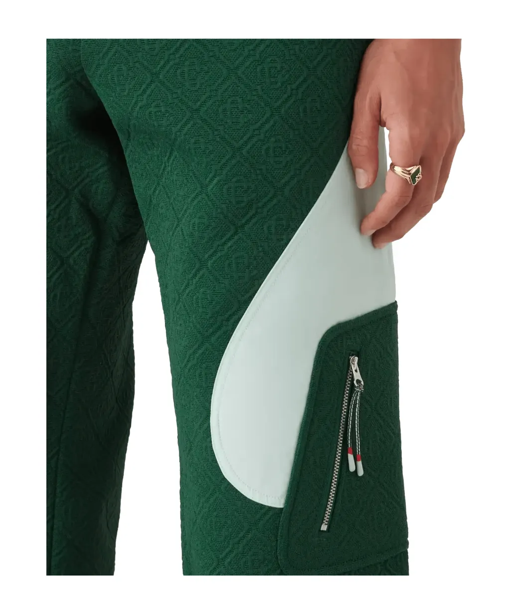 Quilted Panelled Trousers