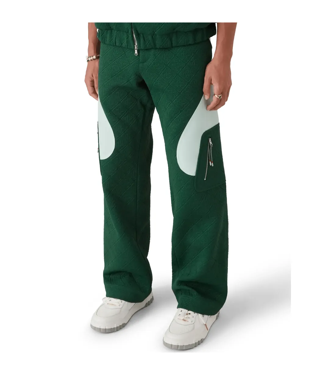 Quilted Panelled Trousers