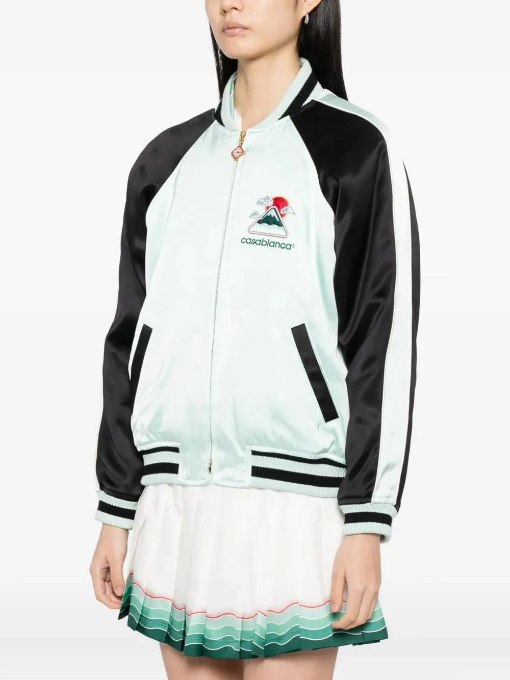 Logo Embroidered Casual Jacket