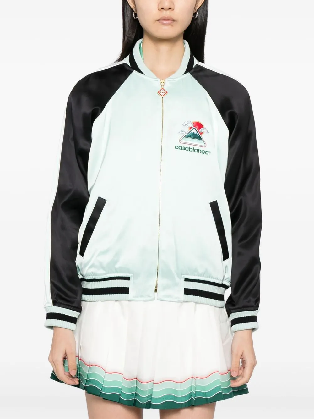 Logo Embroidered Casual Jacket