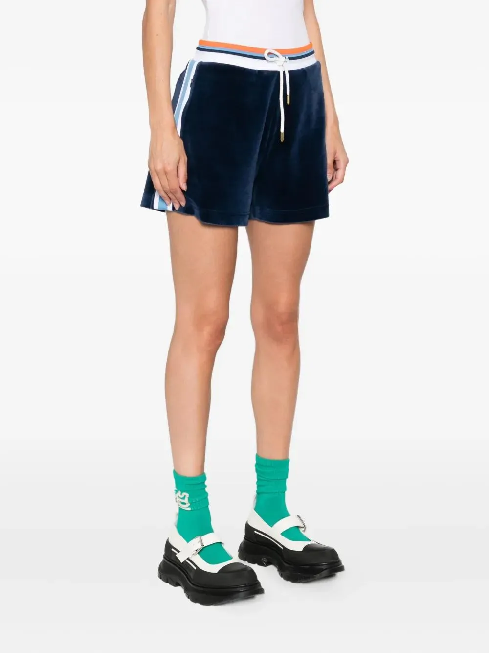 Drawstring Waist Shorts