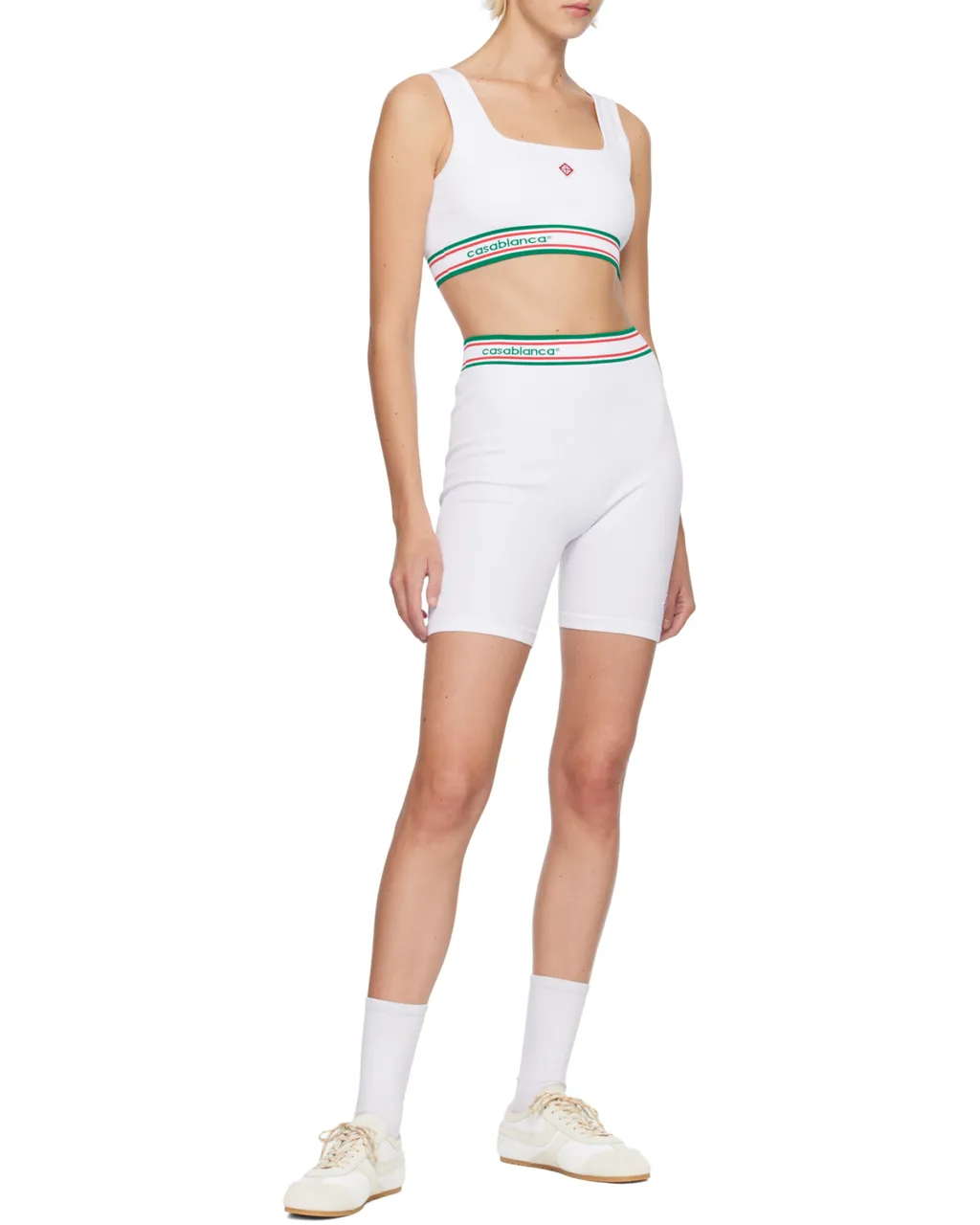 Seamless Logo Patch Sports Shorts