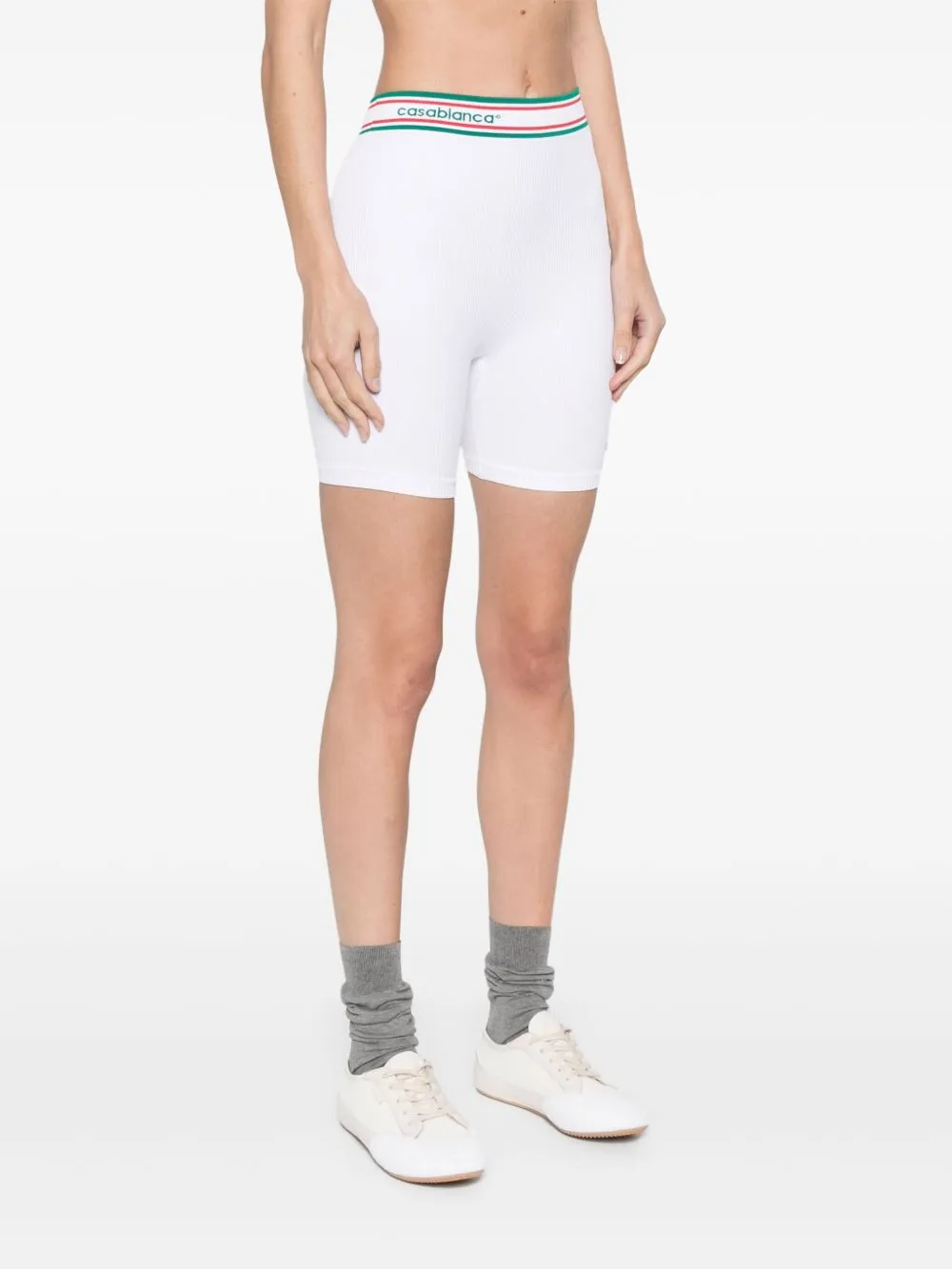 Seamless Logo Patch Sports Shorts
