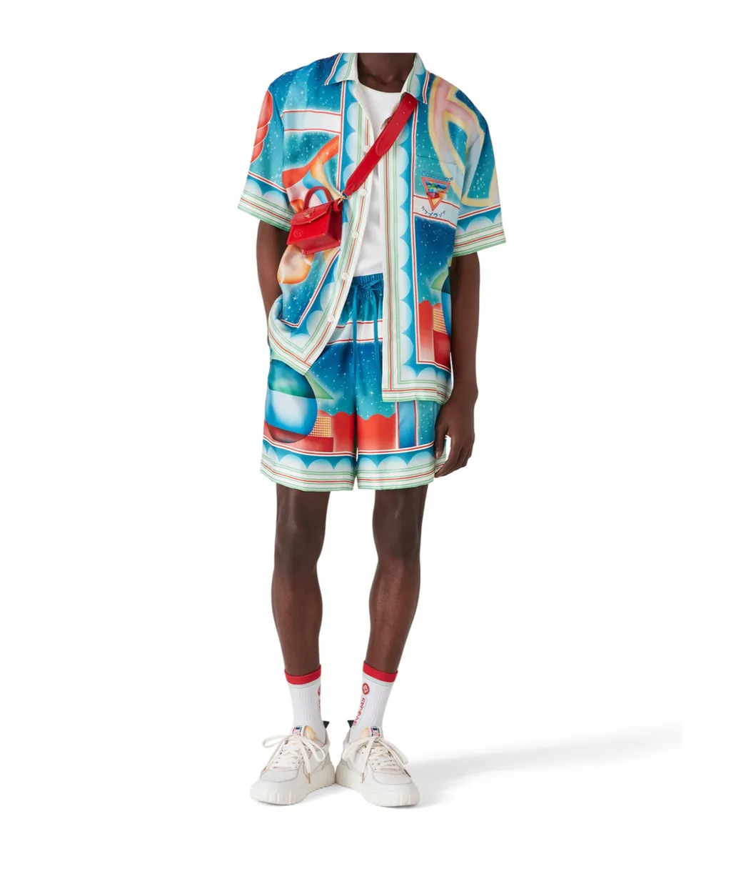 Drawstring Waist Shorts