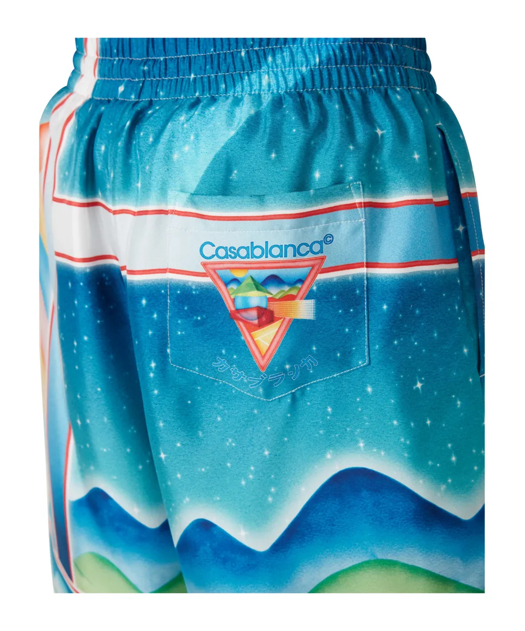 Drawstring Waist Shorts