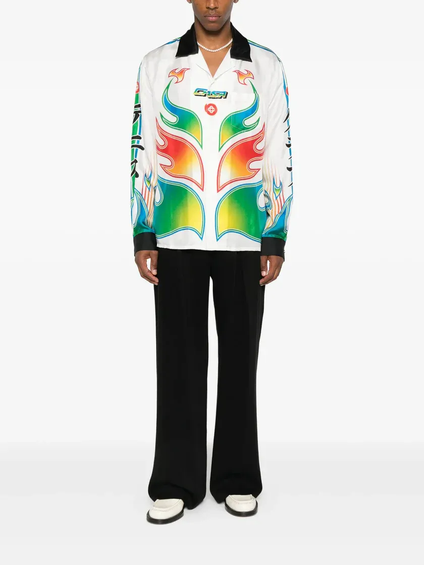 Printed Long-Sleeved Shirt
