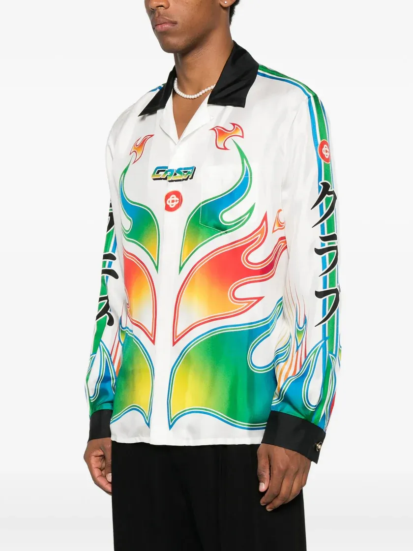 Printed Long-Sleeved Shirt