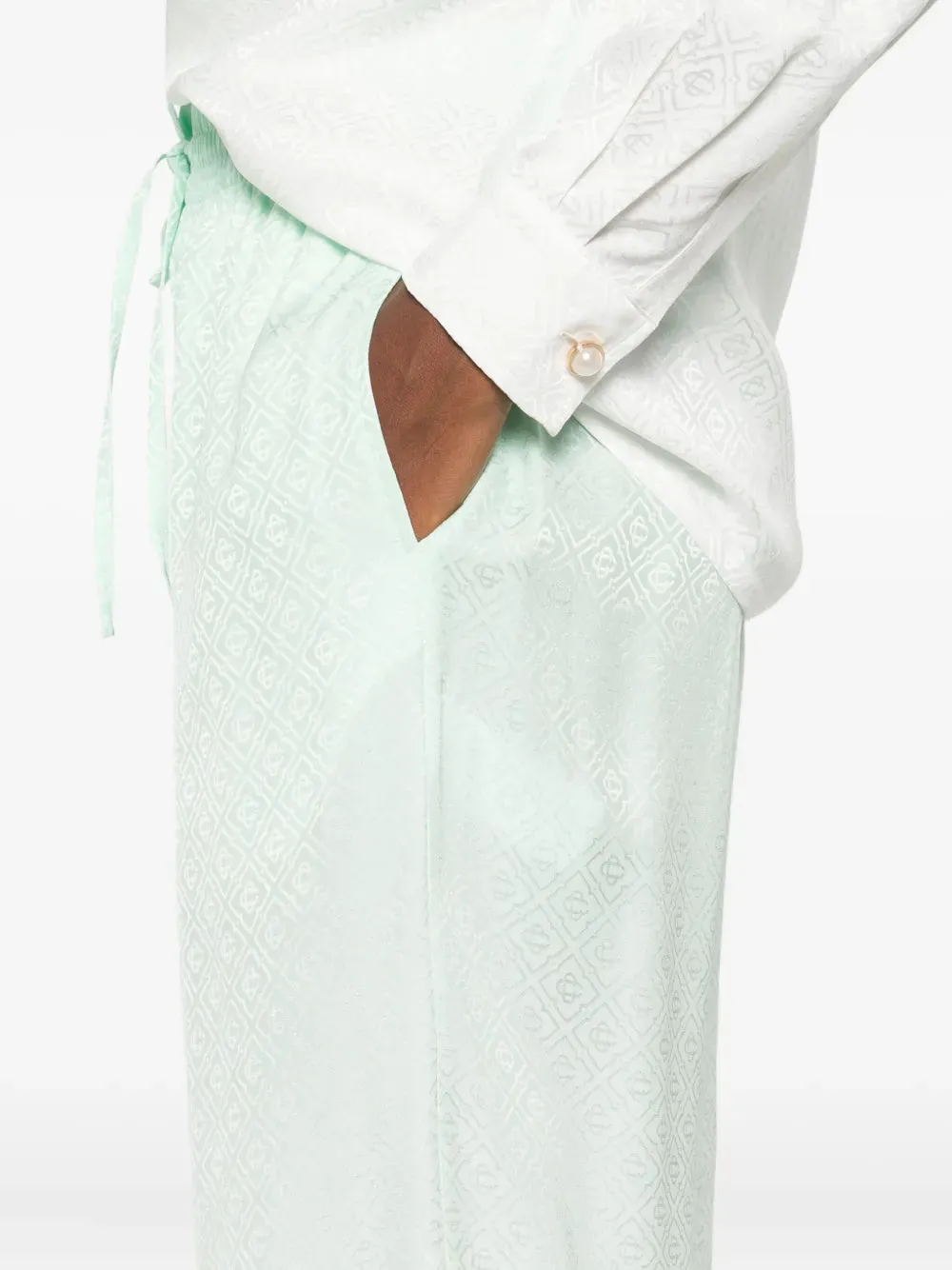 Monogram Jacquard Trousers